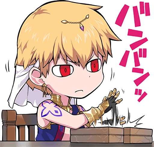 🤬 Стикер «Fate/Grand Order SD» для Telegram