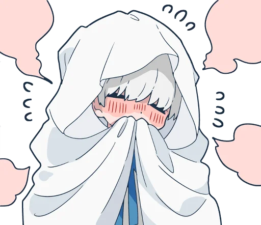 😳 Стикер «Ghost and black cat» для Telegram