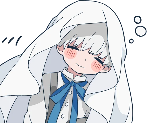 😪 Стикер «Ghost and black cat» для Telegram