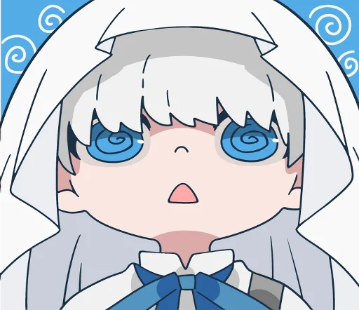 😧 Стикер «Ghost and black cat» для Telegram