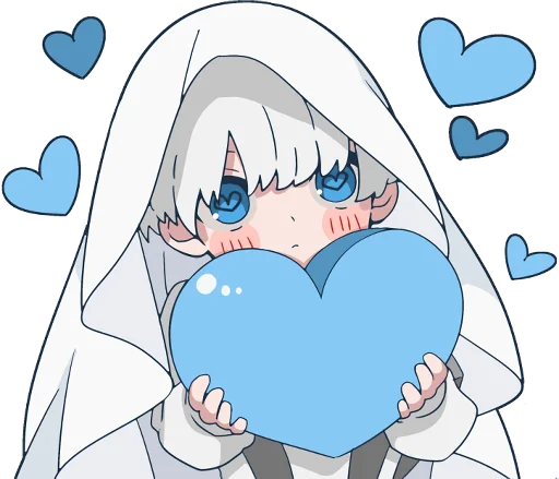 💙 Стикер «Ghost and black cat» для Telegram