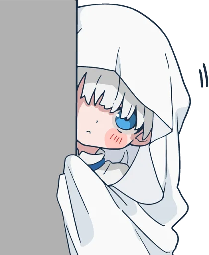 👀 Стикер «Ghost and black cat» для Telegram