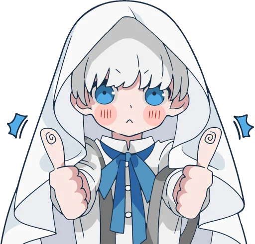👍 Стикер «Ghost and black cat» для Telegram