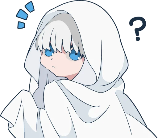❕ Стикер «Ghost and black cat» для Telegram