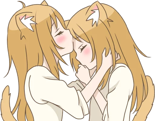 💋 Стикер «Girls Love Story» для Telegram