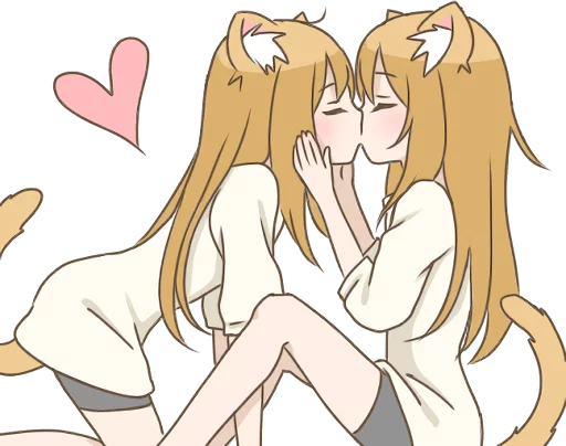 💋 Стикер «Girls Love Story» для Telegram