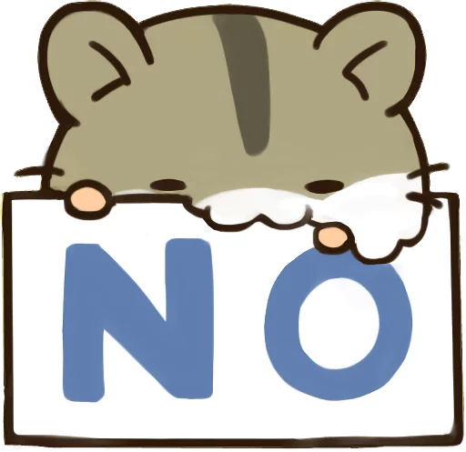 👎 Стикер «hamstamp» для Telegram
