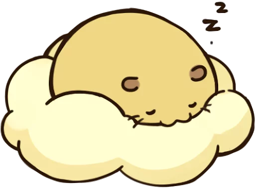 💤 Стикер «hamstamp» для Telegram