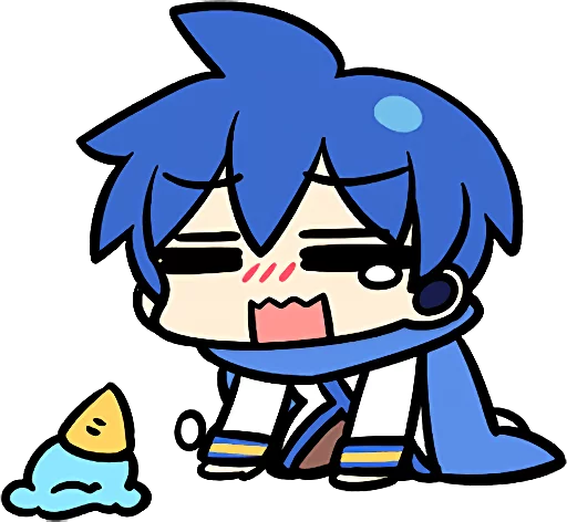 😫 Стикер «Hatsune Miku and the Piapro Family» для Telegram