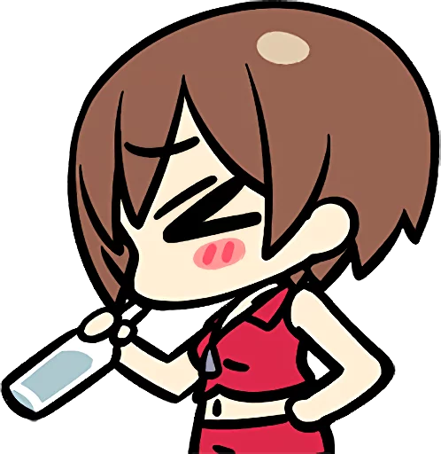 😚 Стикер «Hatsune Miku and the Piapro Family» для Telegram