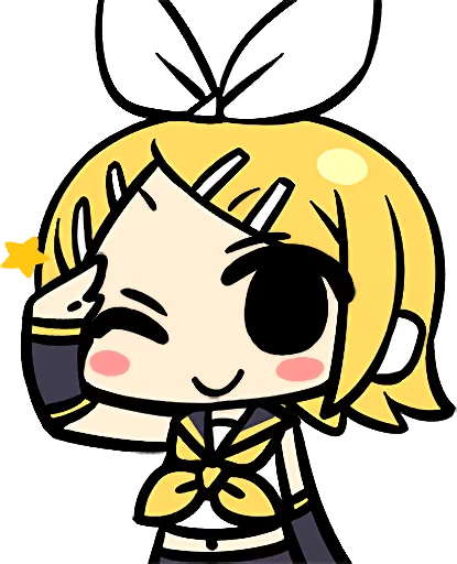 👌 Стикер «Hatsune Miku and the Piapro Family» для Telegram