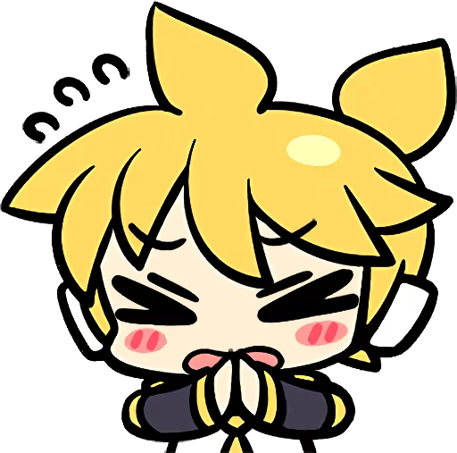 🙇 Стикер «Hatsune Miku and the Piapro Family» для Telegram