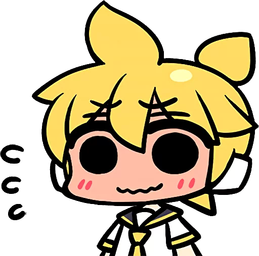 😣 Стикер «Hatsune Miku and the Piapro Family» для Telegram