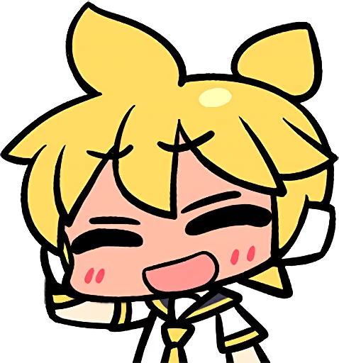 😣 Стикер «Hatsune Miku and the Piapro Family» для Telegram