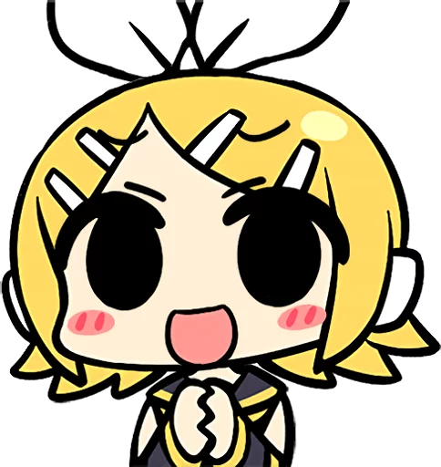 😃 Стикер «Hatsune Miku and the Piapro Family» для Telegram