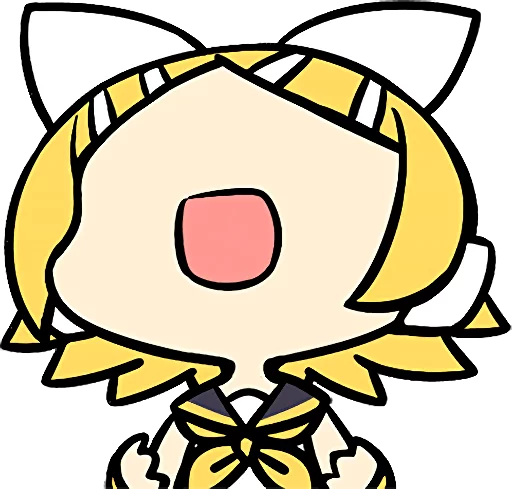 🙄 Стикер «Hatsune Miku and the Piapro Family» для Telegram