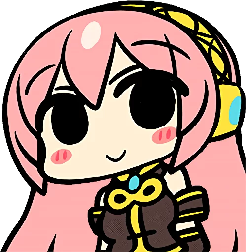 🙂 Стикер «Hatsune Miku and the Piapro Family» для Telegram