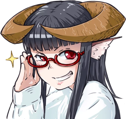 Стикерпак Horned girl&;s collection для Telegram