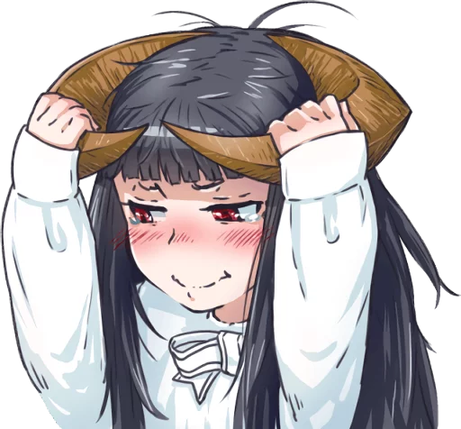 ☺️ Стикер «Horned girl&;s collection» для Telegram