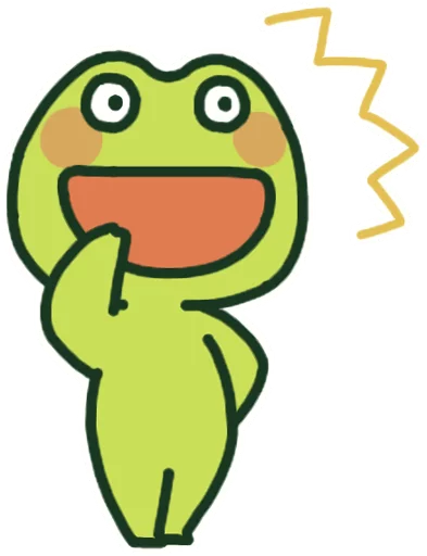 😲 Стикер «Kerokero Bros. Mild» для Telegram
