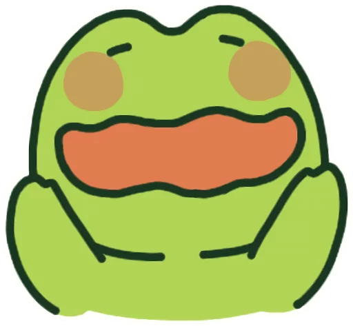 ☺️ Стикер «Kerokero Bros. Mild» для Telegram