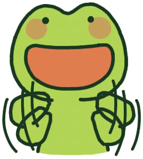 😆 Стикер «Kerokero Bros. Mild» для Telegram