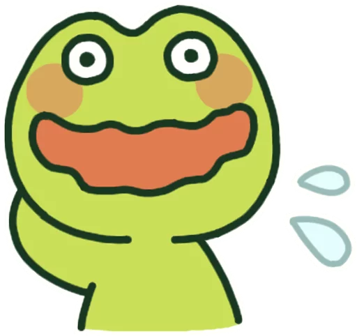 😅 Стикер «Kerokero Bros. Mild» для Telegram