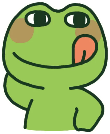 😋 Стикер «Kerokero Bros. Mild» для Telegram
