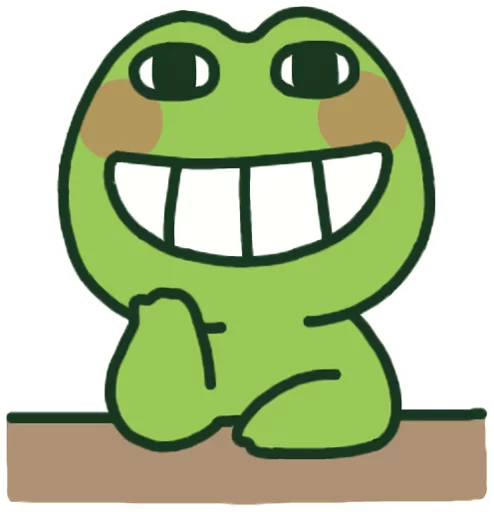 😁 Стикер «Kerokero Bros. Mild» для Telegram