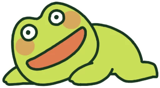 😀 Стикер «Kerokero Bros. Mild» для Telegram