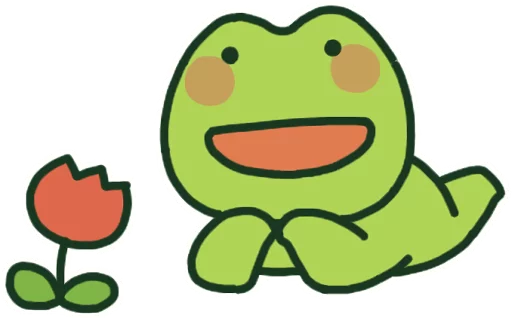 😀 Стикер «Kerokero Bros. Mild» для Telegram
