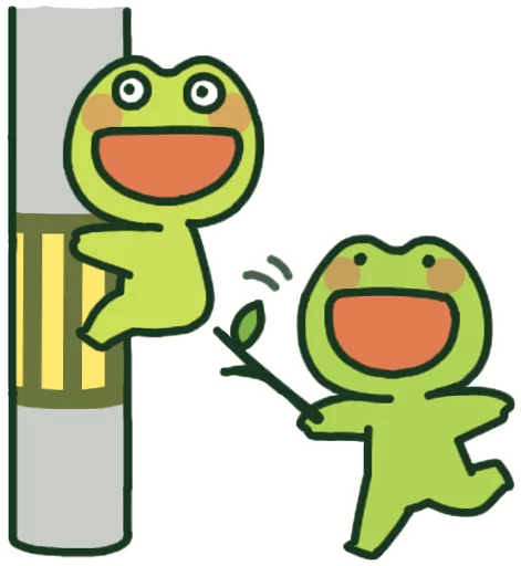 🌱 Стикер «Kerokero Bros. Mild» для Telegram