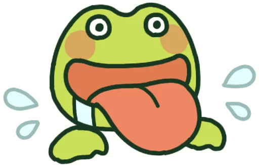 😛 Стикер «Kerokero Bros. Mild» для Telegram