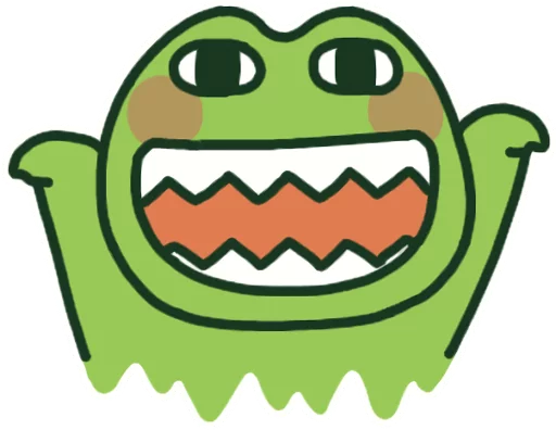 😬 Стикер «Kerokero Bros. Mild» для Telegram