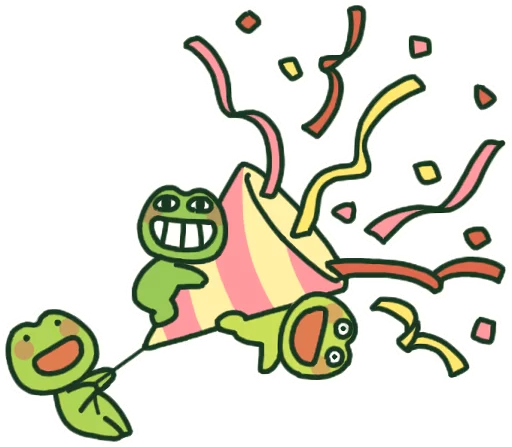 🎉 Стикер «Kerokero Bros. Mild» для Telegram