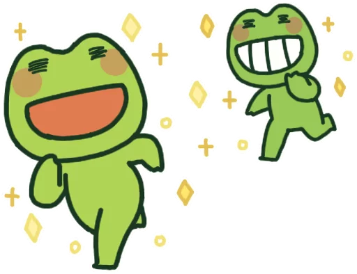😚 Стикер «Kerokero Bros. Mild» для Telegram