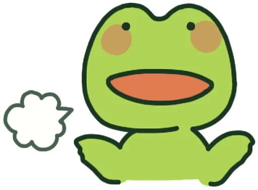🤷‍♂️ Стикер «Kerokero Bros. Mild» для Telegram