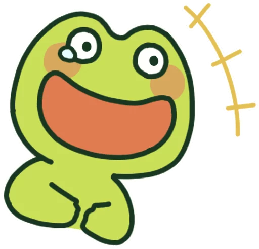 😂 Стикер «Kerokero Bros. Mild» для Telegram