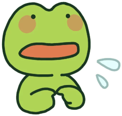 😥 Стикер «Kerokero Bros. Mild» для Telegram
