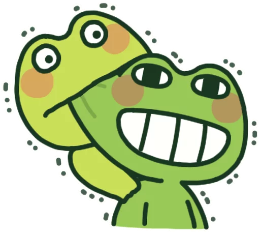 😬 Стикер «Kerokero Bros. Mild» для Telegram