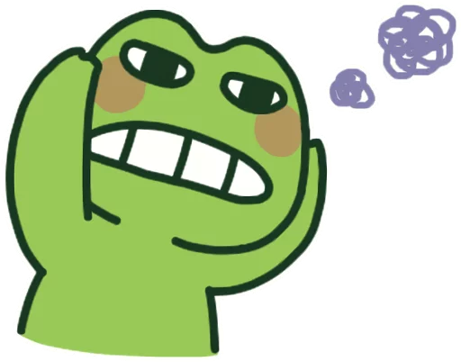 😒 Стикер «Kerokero Bros. Mild» для Telegram