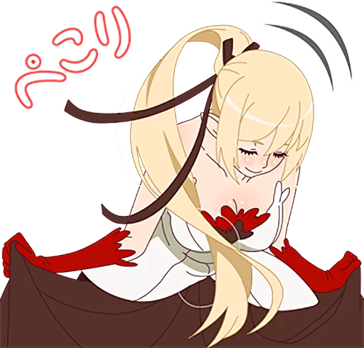 😌 Стикер «KIZUMONOGATARI» для Telegram