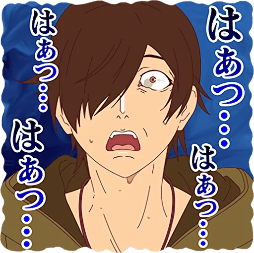 😱 Стикер «KIZUMONOGATARI» для Telegram