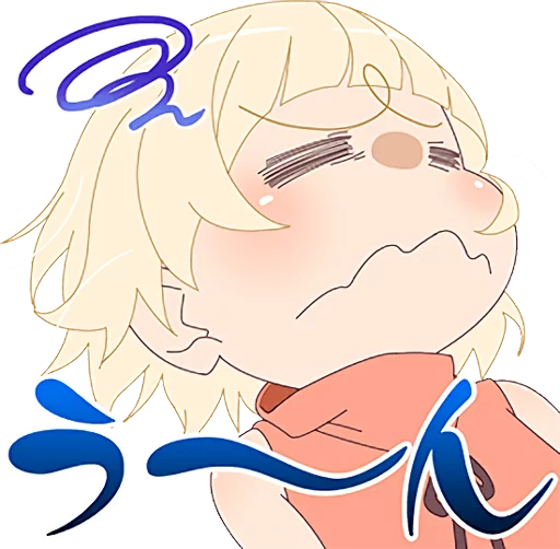 😶 Стикер «KIZUMONOGATARI» для Telegram