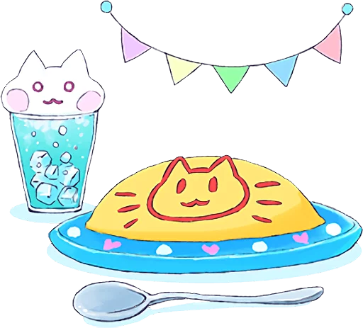 🐱 Стикер «Light Blue Girl» для Telegram