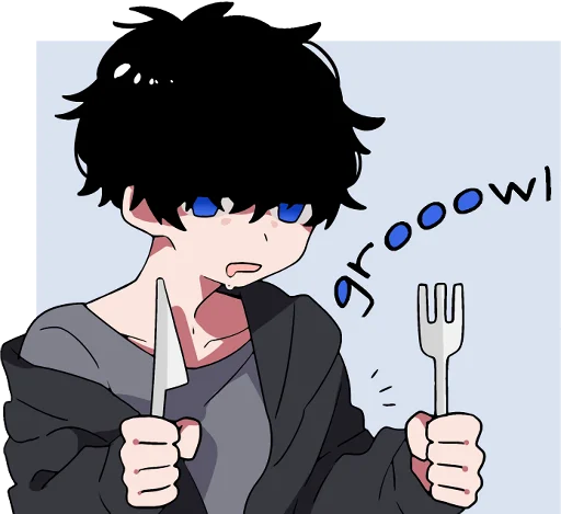 🤤 Стикер «Mash and tempered boys TL-EDIT» для Telegram