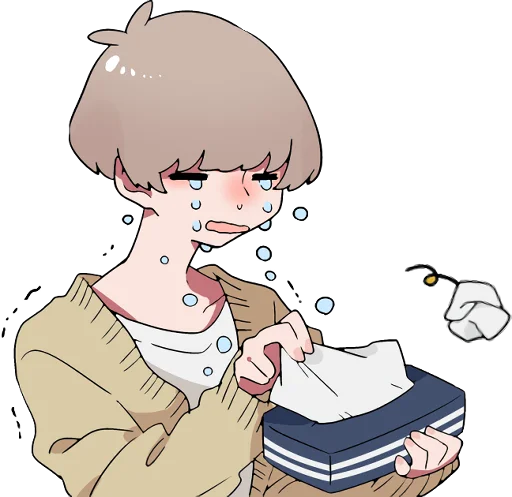 😭 Стикер «Mash and tempered boys TL-EDIT» для Telegram