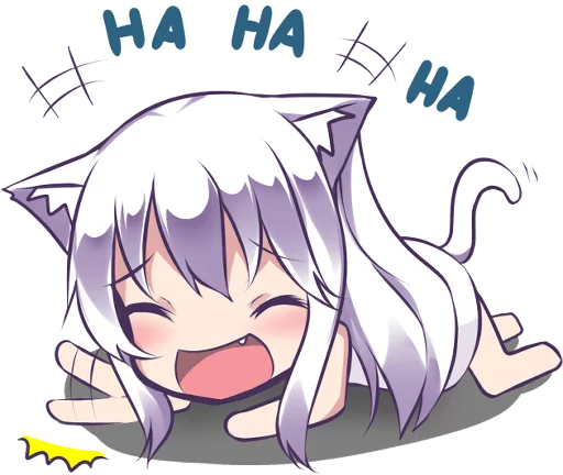 😂 Стикер «Mashiro Neko» для Telegram