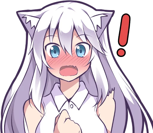 😳 Стикер «Mashiro Neko» для Telegram