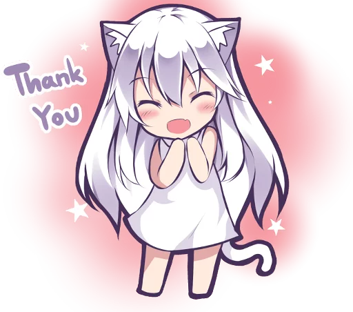 😊 Стикер «Mashiro Neko» для Telegram